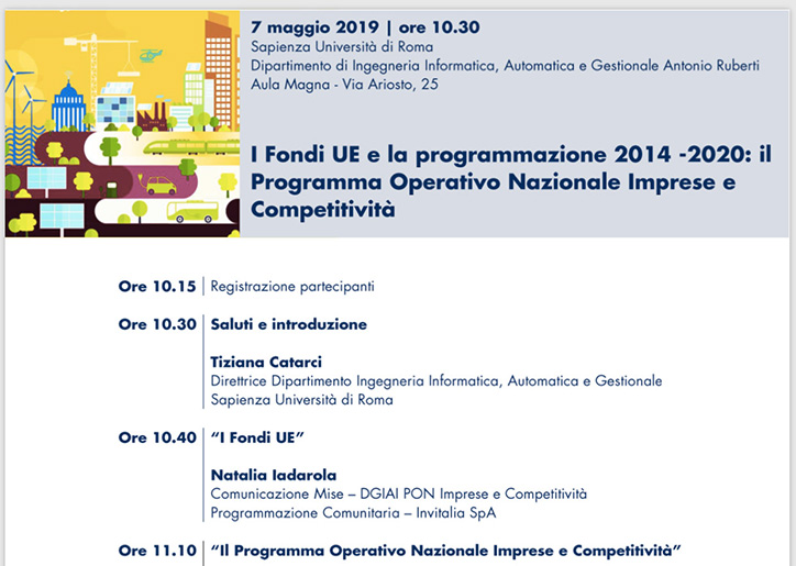 Seminario INVITALIA - maggio 2019