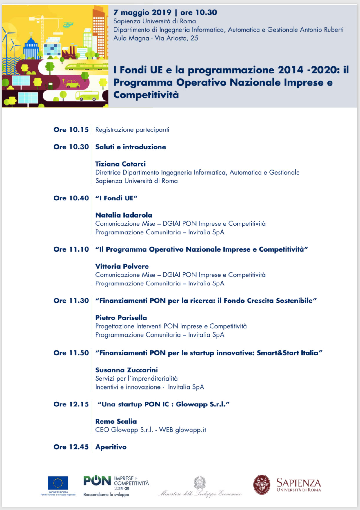Seminario INVITALIA - maggio 2019